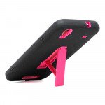 Wholesale ZTE Boost Max+ Boost Max N9521 N9520 Armor Hybrid with Stand (Black Hot Pink)